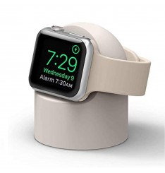 Soporte de base de carga de silicona para Apple Watch Series