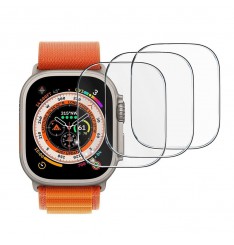 3 uds película de vidrio templado sin burbujas antiarañazos Hd transparente ultrafino Protector de pantalla de repuesto para Iwatch Ultra 49mm