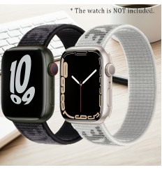 Pulsera para, iwatch, correa para Apple Watch, iwatch Band 49mm 45mm 41mm 44mm 38mm 40mm, Nylon Sport Loop