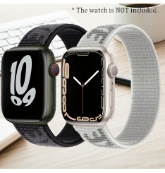 Pulsera para, iwatch, correa para Apple Watch, iwatch Band 49mm 45mm 41mm 44mm 38mm 40mm, Nylon Sport Loop