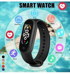 2022 nueva pulsera inteligente Fitness Smartband, medición de la presión arterial del ritmo cardíaco, reloj inteligente resistente al agua para hombres y mujeres