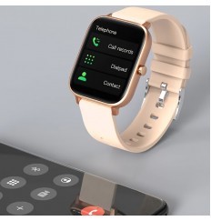 Reloj inteligente de 1 pieza, frecuencia cardíaca de pantalla grande de 1,7 pulgadas/presión arterial/oxígeno en sangre/monitoreo del sueño, pulsera de reloj inteligente con seguimiento de actividad física