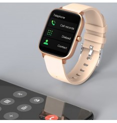 Reloj inteligente de 1 pieza, frecuencia cardíaca de pantalla grande de 1,7 pulgadas/presión arterial/oxígeno en sangre/monitoreo del sueño, pulsera de reloj inteligente con seguimiento de actividad física