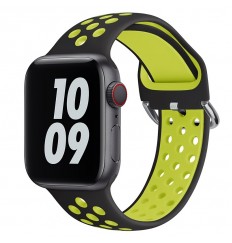 Correa de repuesto de correa deportiva de silicona para iwatch 3/4/5/6/7/8/se