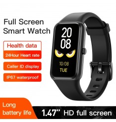 Pulsera/reloj inteligente,1.47 Inch,fitness: (hacer/responder llamada) Bt Smartwatch para teléfono Android Iphone Impermeable Run Sport Relojes digitales Presión arterial Monitor de ritmo cardíaco Contador de pasos Rastreador de sueño