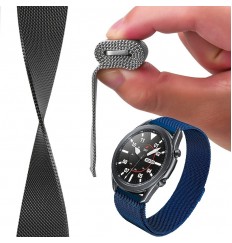 Correa de metal para Samsung Galaxy Watch 4 5 Active 2 40mm 44mm Banda con estuche Tpu Protector de pantalla Reloj 3 Pulsera de bucle magnético