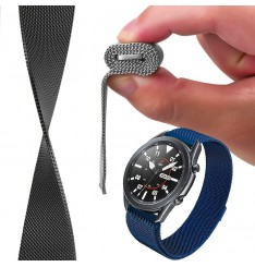 Correa de metal para Samsung Galaxy Watch 4 5 Active 2 40mm 44mm Banda con estuche Tpu Protector de pantalla Reloj 3 Pulsera de bucle magnético