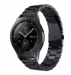 Correa de reloj de acero inoxidable de 22 mm sin correa de reloj de metal de repuesto para Samsung Gear S3 Frontier