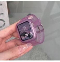 Correa transparente todo en uno para Smartwatch Apple Watch Series 8/7/6/se/5/4/3 para Iwatch, tamaño 45/44/42/41/40/38mm