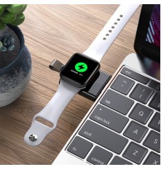 Cargador inalámbrico Usb portátil para Apple Watch Iwatch 1/2/3/4 5/6/7 Se Carga inalámbrica de succión magnética