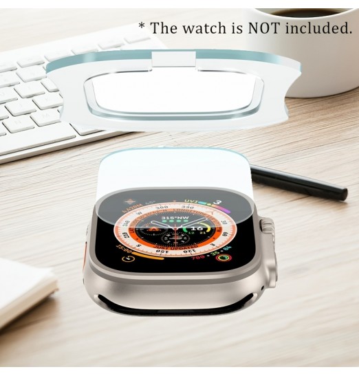 Protector de pantalla de vidrio templado para Iwatch Ultra/ Pro 49 mm con herramienta automática de película adhesiva