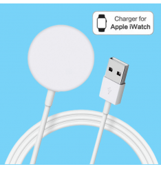 Actualice el cargador de reloj de 3.3 pies para Iwatch Cable de carga inalámbrico portátil Compatible con Apple Watch Series Se2 / se / 8/7/6/5/4/3/2/1 Incluyendo la versión de 38 mm 40 mm 41 mm 42 mm 44 mm 45 mm ,Cable de carga de reloj magnético