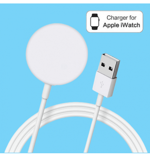 Actualice el cargador de reloj de 3.3 pies para Iwatch Cable de carga inalámbrico portátil Compatible con Apple Watch Series Se2 / se / 8/7/6/5/4/3/2/1 Incluyendo la versión de 38 mm 40 mm 41 mm 42 mm 44 mm 45 mm ,Cable de carga de reloj magnético