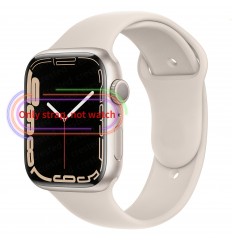 Correa de silicona para Apple reloj Band 44 mm 40 mm 45 mm 41 mm 38 mm