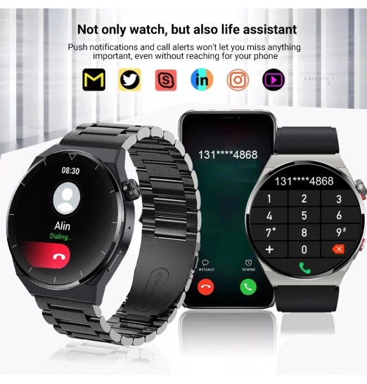 2023 NFC 390 * 390 HD Pantalla Frecuencia cardíaca Bluetooth Llamada Reloj inteligente