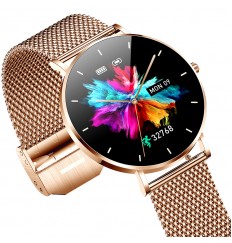 2023 nuevo reloj inteligente para mujer 1.36 360 pantalla Hd recordatorio de llamada