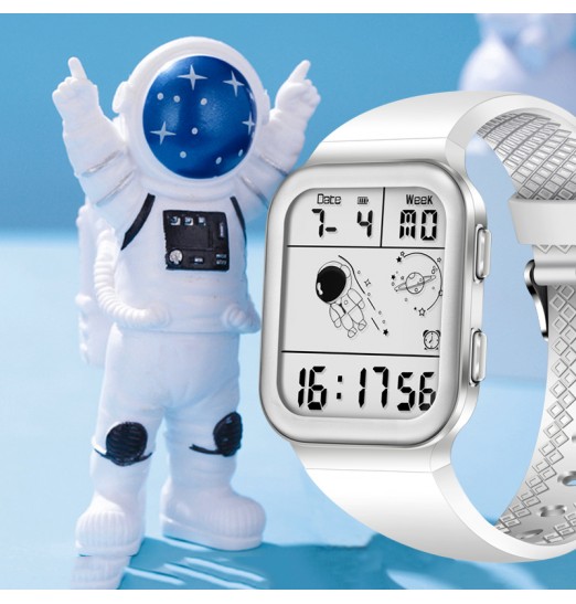 Astronauta Square Watch Niños Niñas Smart Kids Reloj Electrónico