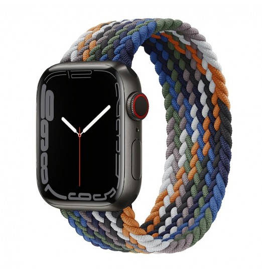 Solo Loop trenzado para Apple reloj Series 7 6 Se 5 4 3