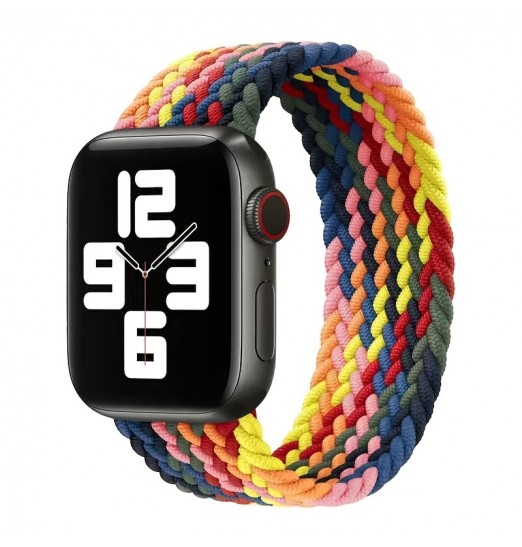 Solo Loop trenzado para Apple reloj Series 7 6 Se 5 4 3