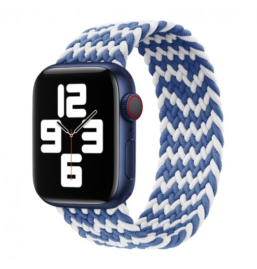 Correa de pulsera elástica trenzada Solo Loop para Apple Watch Series