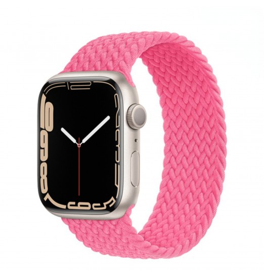 Solo Loop trenzado para Apple Watch Series 7 Se 6 5 4 3 2 Band