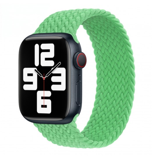 Solo Loop trenzado para Apple Watch Series 7 Se 6 5 4 3 2 Band