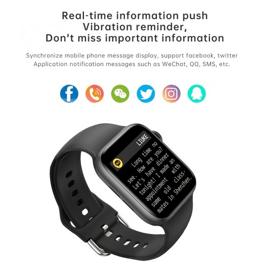 Reloj inteligente [recibir llamadas y amperios; Message] Para hombres, mujeres, niños, para teléfonos Android Ios compatibles con Iphone, rastreador de actividad física con pantalla táctil completa con llamada/frecuencia cardíaca/registro de ejercicio/mon