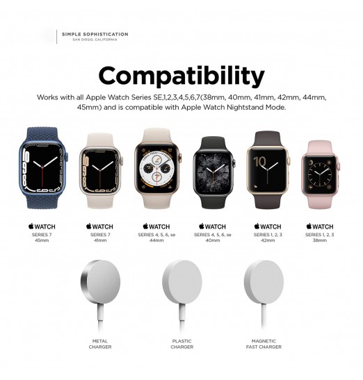 Soporte de carga de escritorio de silicona universal rosa para Apple Watch Series