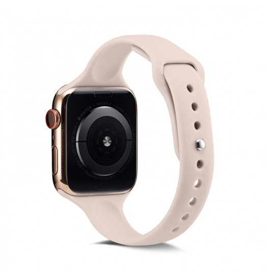 Correa de reloj de silicona rosa para Apple Watch Series 38/40/41/42/44/45/49mm