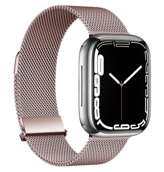 Correa de reloj Milanese Loop de grafito mejorada para Apple Watch Series