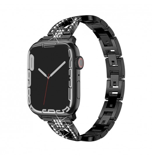 1 pieza de correa de reloj de acero inoxidable Smartwatch correas de metal pulsera ajustable para Iwatch Series 8 7 6 5 4 3 2 1 Se