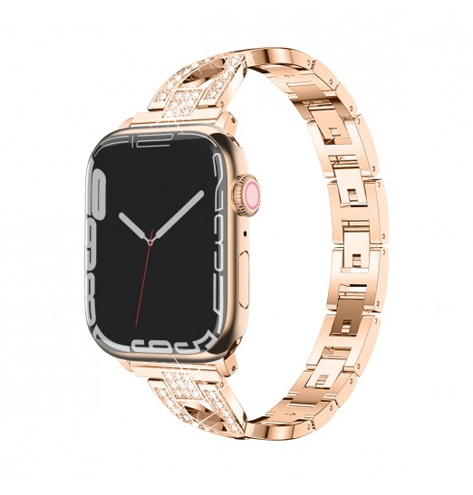 1 pieza de correa de reloj de acero inoxidable Smartwatch correas de metal pulsera ajustable para Iwatch Series 8 7 6 5 4 3 2 1 Se