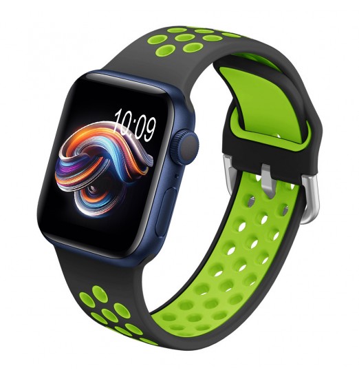 Correa deportiva compatible con Apple WatcBanda h 44mm 42mm 45mm 49mm 41mm 40mm 38mm, correa de silicona suave, bandas de repuesto transpirables para Apple Watch Se/ultra Iwatch Series 8 7 6 5 4 3 2 1