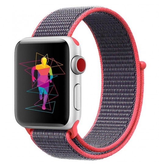 Pulsera para, iwatch, correa para Apple Watch, iwatch Band 49mm 45mm 41mm 44mm 38mm 40mm, Nylon Sport Loop