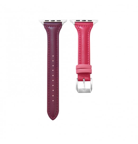 1 correa de reloj inteligente, correa de reloj de cuero para mujer para Iwatch Band 40mm 44mm 38mm 42mm Series Se 654321