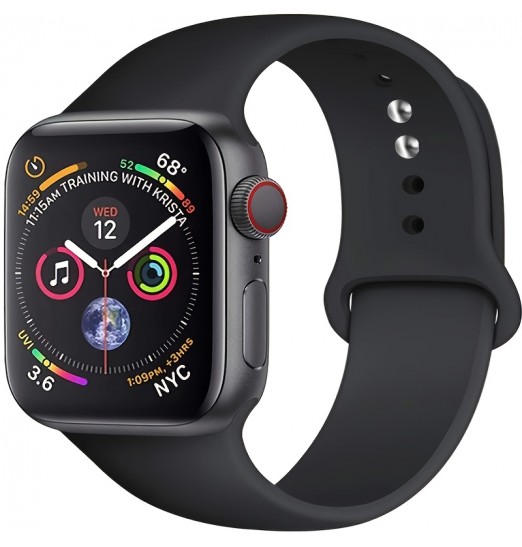 Correa de reloj de silicona para Apple Watch 8 7 6 5 4 3 2 1 Accesorios 38mm 42mm45mm 49mm 44mm 40mm