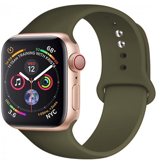 Correa de reloj de silicona para Apple Watch 8 7 6 5 4 3 2 1 Accesorios 38mm 42mm45mm 49mm 44mm 40mm