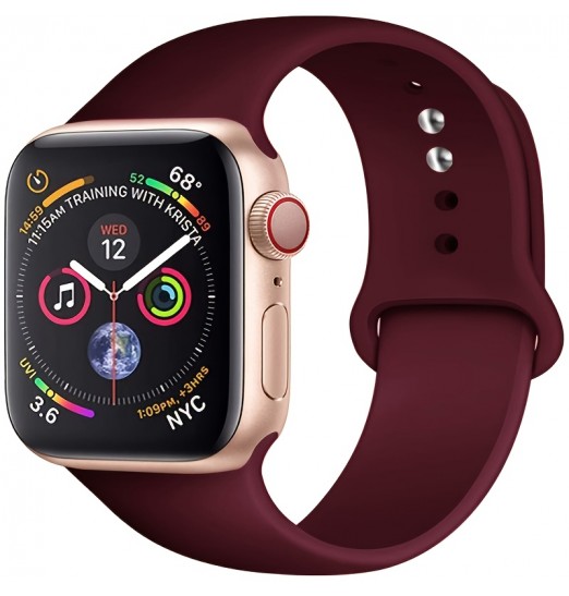 Correa de reloj de silicona para Apple Watch 8 7 6 5 4 3 2 1 Accesorios 38mm 42mm45mm 49mm 44mm 40mm