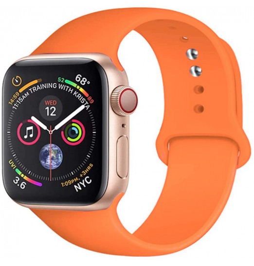 Correa de reloj de silicona para Apple Watch 8 7 6 5 4 3 2 1 Accesorios 38mm 42mm45mm 49mm 44mm 40mm