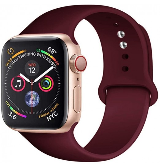 Correa de reloj de silicona para Apple Watch 8 7 6 5 4 3 2 1 Accesorios 38mm 42mm45mm 49mm 44mm 40mm