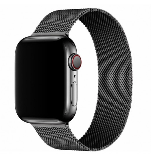 Correa Milanese Loop para Apple Watch Band 49mm 41mm 45mm 40mm 44mm 38mm 42mm Pulsera magnética de acero inoxidable Iwatch 8 7 6 5 4 3 2 1 Pulsera