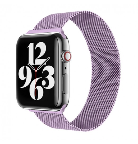 Correa Milanese Loop para Apple Watch Band 49mm 41mm 45mm 40mm 44mm 38mm 42mm Pulsera magnética de acero inoxidable Iwatch 8 7 6 5 4 3 2 1 Pulsera