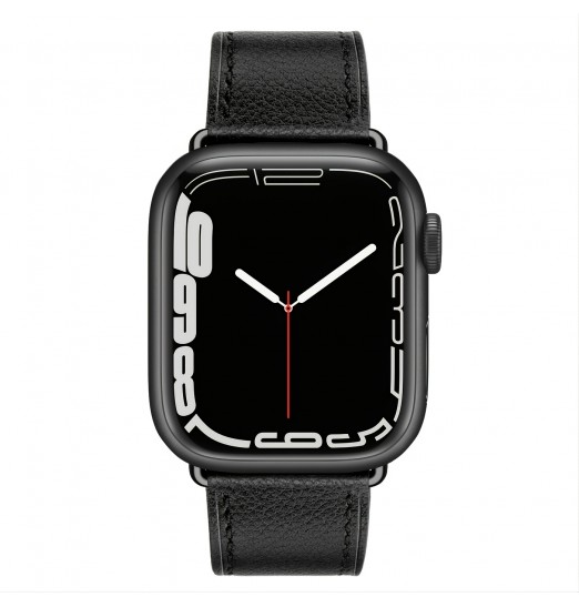 Bandas de cuero genuino compatibles con Apple Watch Bands 42mm 44mm 45mm Reemplazo de cuero genuino vintage suave