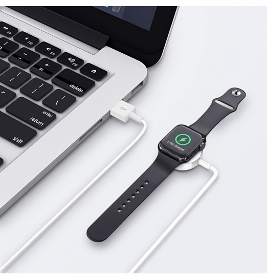 Cargador de reloj actualizado para Iwatch Cable de carga USB inalámbrico magnético portátil Compatible con Apple Watch Series Se2 / se / 8/7/6/5/4/3/2/1-3.3 Ft / 1 M