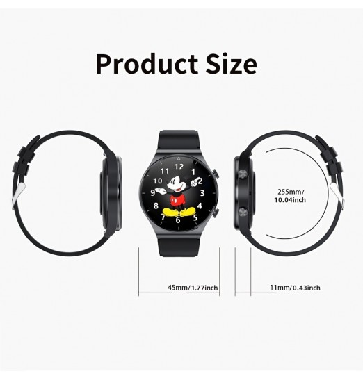 Reloj inteligente para mujer, hacer/recibir llamadas, pantalla táctil, ip67, reloj deportivo resistente al agua para mujer, con monitor de sueño y frecuencia cardíaca, reloj de presión arterial para Iphone Android