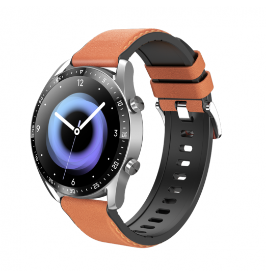 Reloj inteligente, reloj inteligente para hombres, reloj inteligente suinsist para teléfonos Android e iOS (diario/recepción de llamadas, reproductor de música), rastreador de actividad física con monitor de sueño/hora, pantalla táctil Ultra HD a prueba d