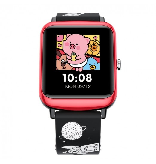 Reloj inteligente para niños, pantalla ancha de 1,3 pulgadas, reloj despertador, monitor de presión arterial de frecuencia cardíaca Calculatorm, podómetro de pasos de seguimiento de actividad del sueño, fotografía de control remoto