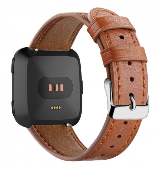 Bandas de correa de cuero de repuesto suave compatibles con Fitbit Versa 2 Strap &amp; Versa correa y amperio; Versa Lite&amperio; Fitbit Versa clásico