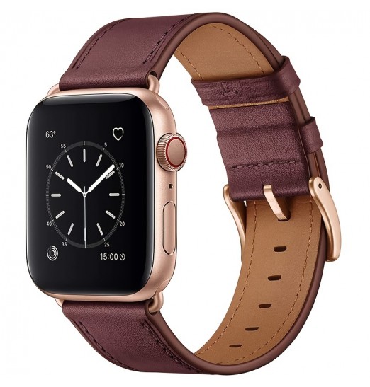 Correa de cuero Compatible con Apple Watch 38/41/40mm 42/44/45mm correa de repuesto de bandas clásicas Vintage para Iwatch3/4/5/6/7 Se