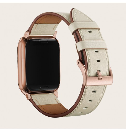 Correa de cuero Compatible con Apple Watch 38/41/40mm 42/44/45mm correa de repuesto de bandas clásicas Vintage para Iwatch3/4/5/6/7 Se